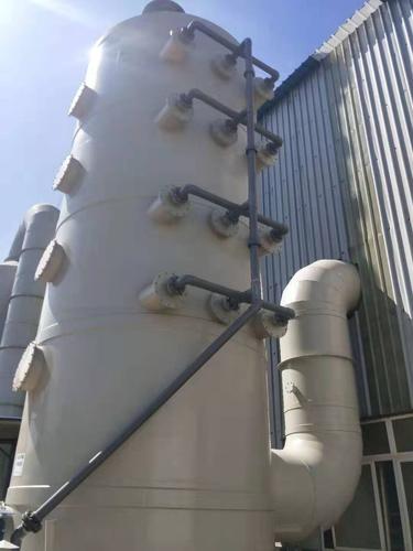 废气处理设备生产厂家主营pp喷淋塔旋流板洗涤塔喷淋净化塔
